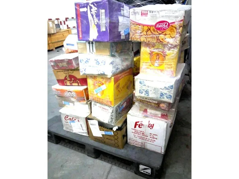 Marchandises sur palettes